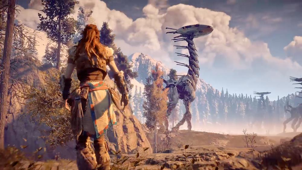 Horizon Zero Dawn - 1 Hour of AMAZING Gameplay (PS4) 2017 