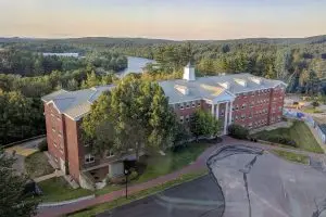 The fifth floor of Kingston has a scenic panoramic view.