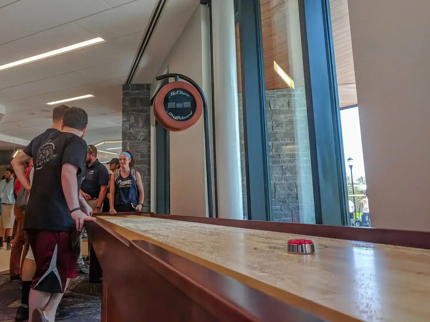 Shuffleboard is for college kids, too.