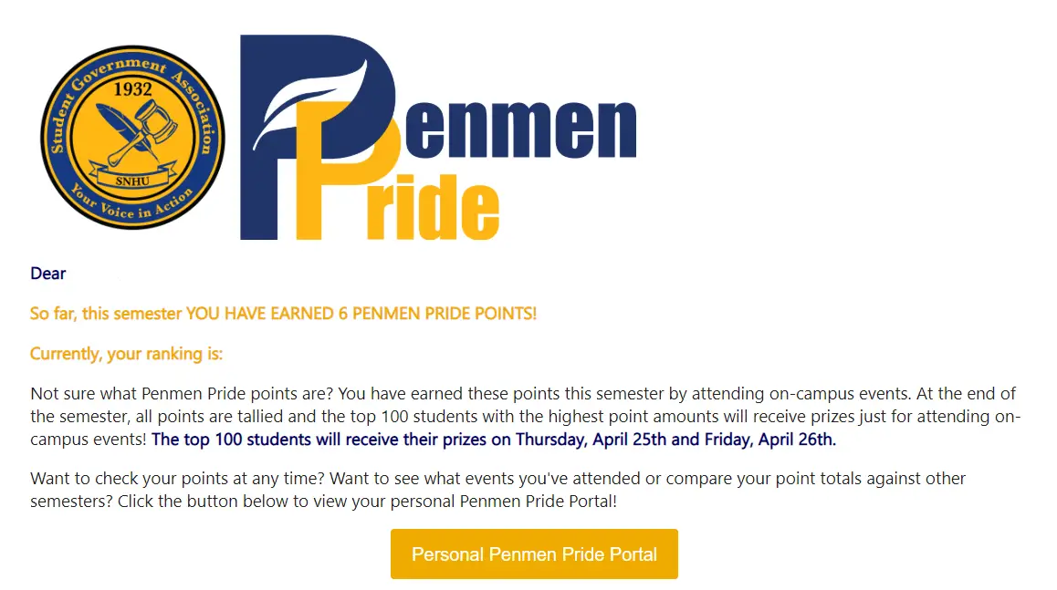 Penmen Pride Emails Bombard Student Inboxes