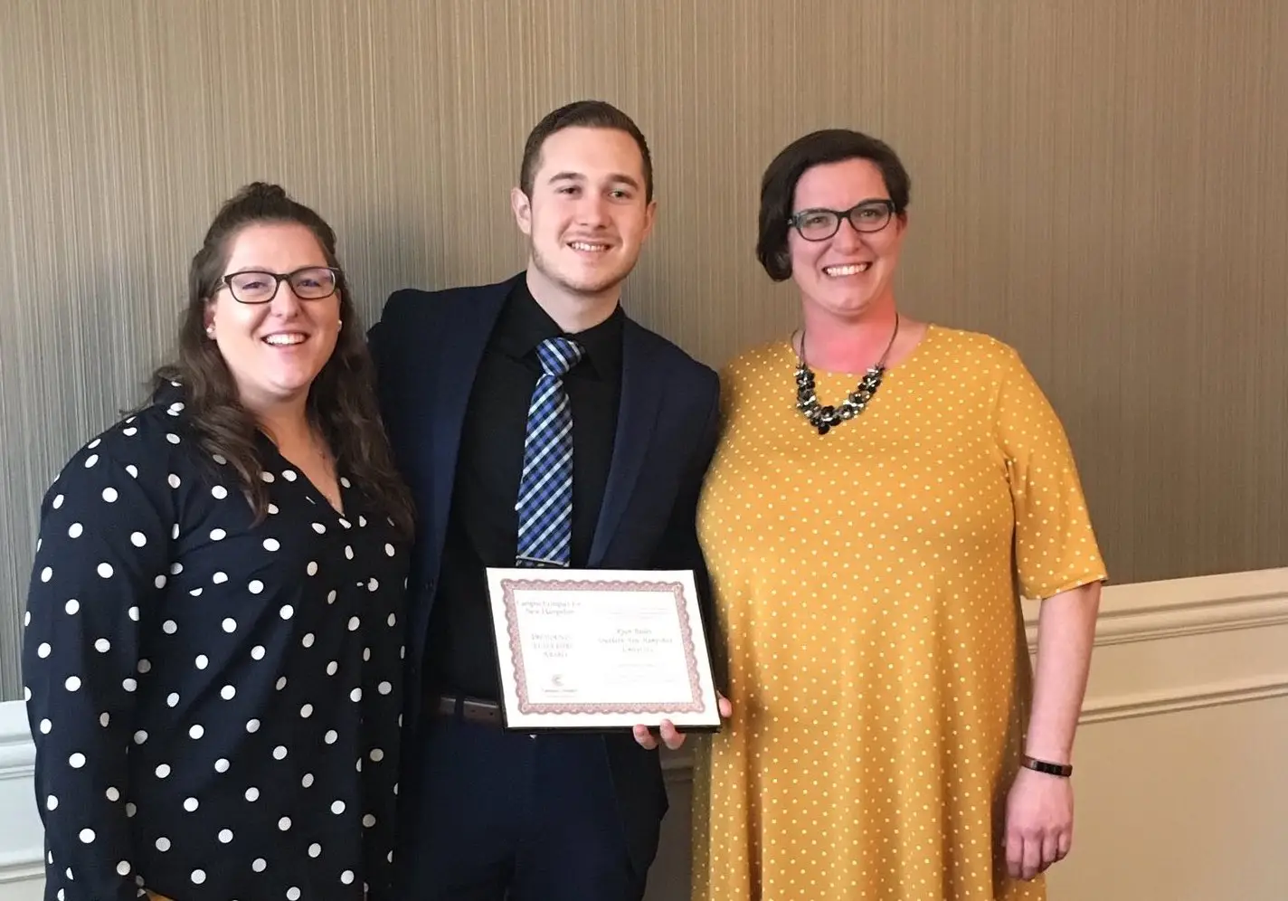 Ryan Bailey Receives Top Honor at 2019 CCNH Presidents Awards