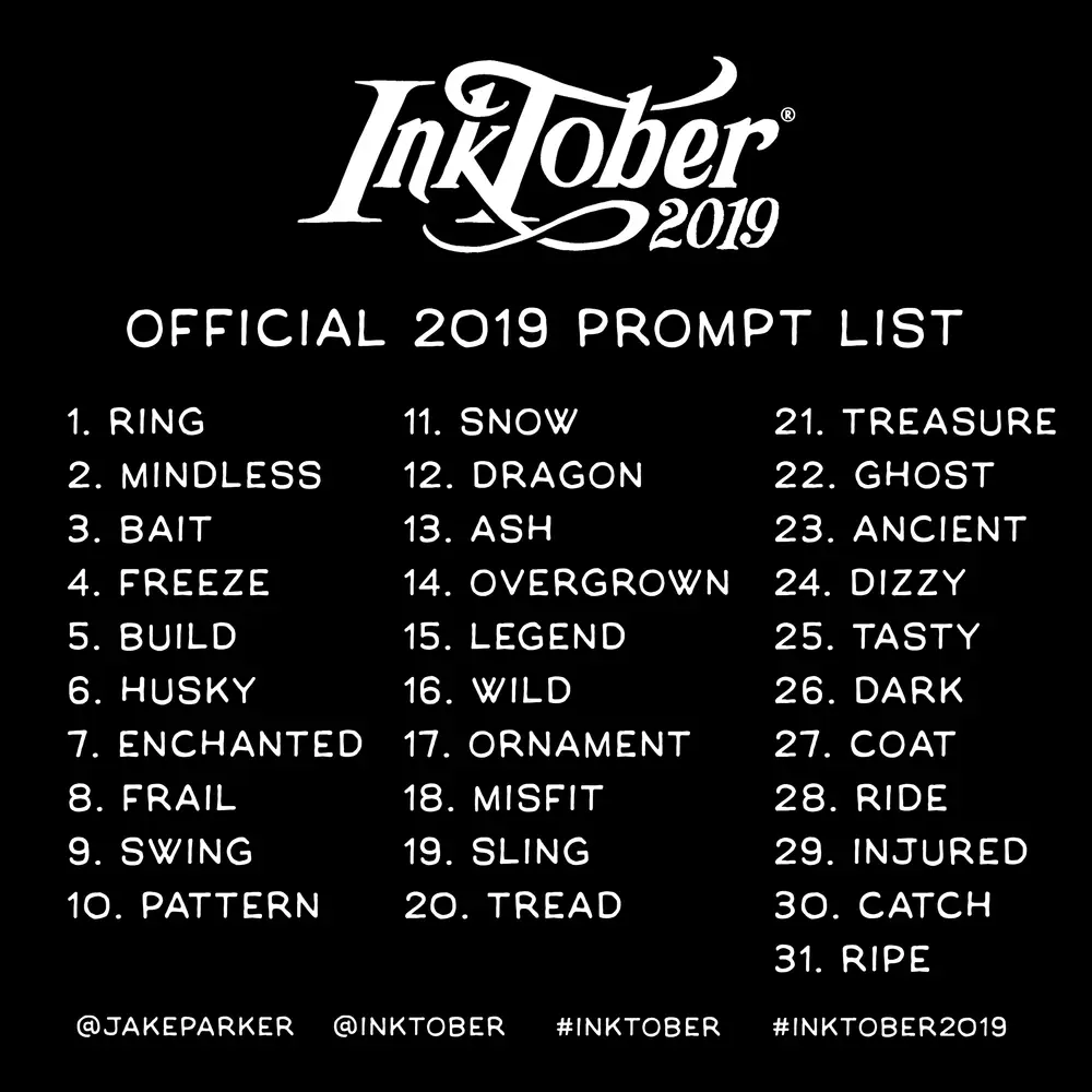Explore Imagination with Inktober