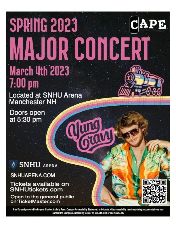 Hop on Board the “Gravy Train” at CAPE’s Major Concert This Spring
