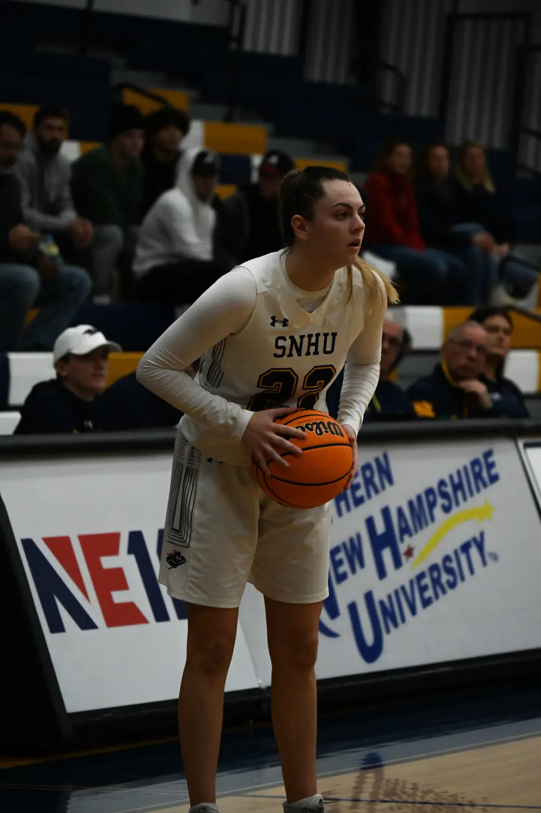 SNHU’s Adriana Timberlake Scores Her 1000th point