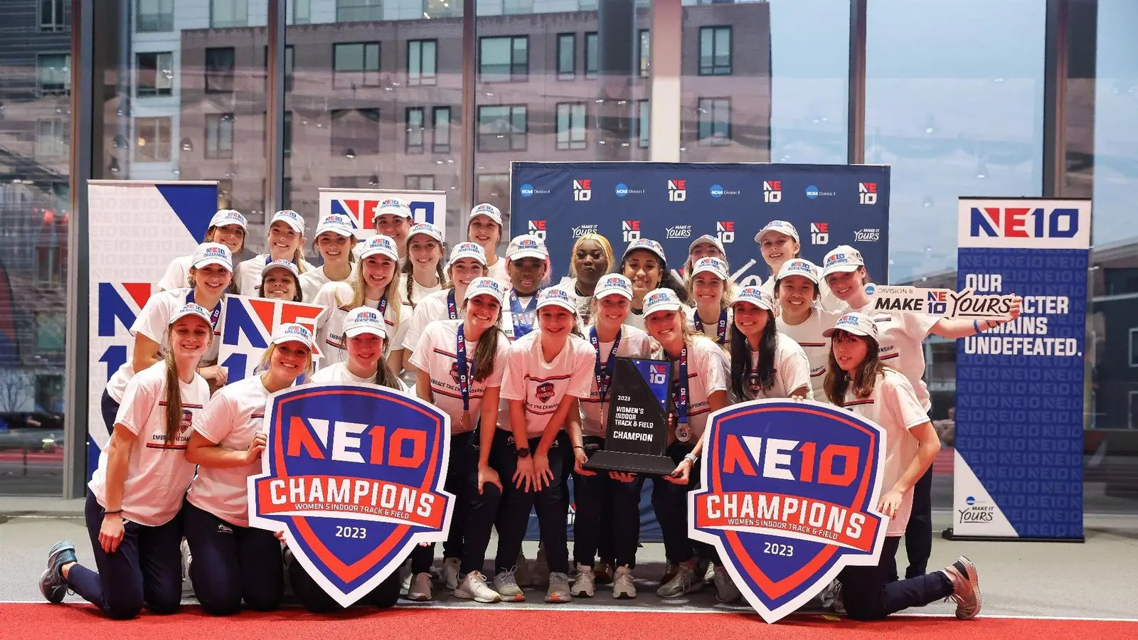 SNHUs Women’s indoor Track and Field  NE10 Champs