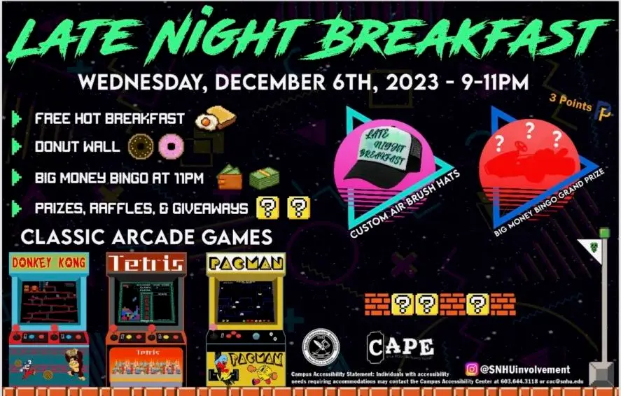 Celebration of Light and Late Night Breakfast Tonight