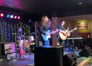 Performers on stage
