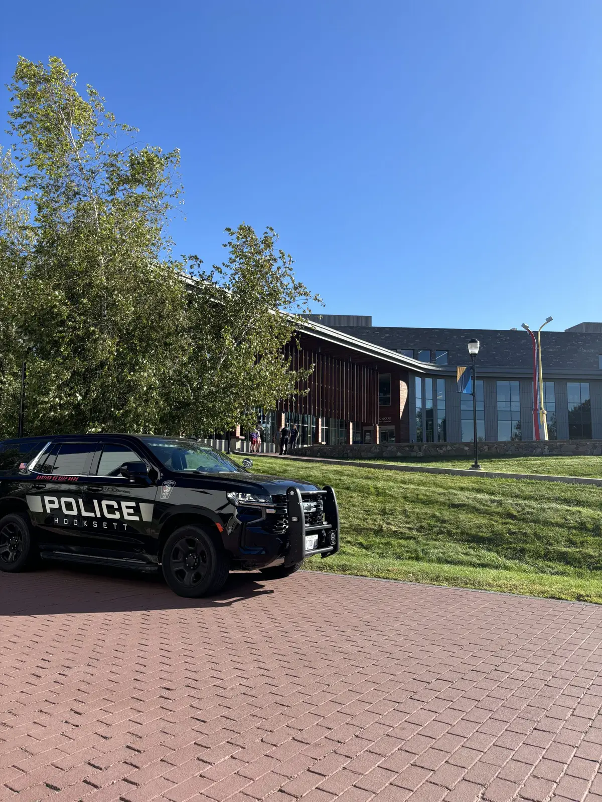 Heavy Police Activity at The Wolak Library Learning Commons