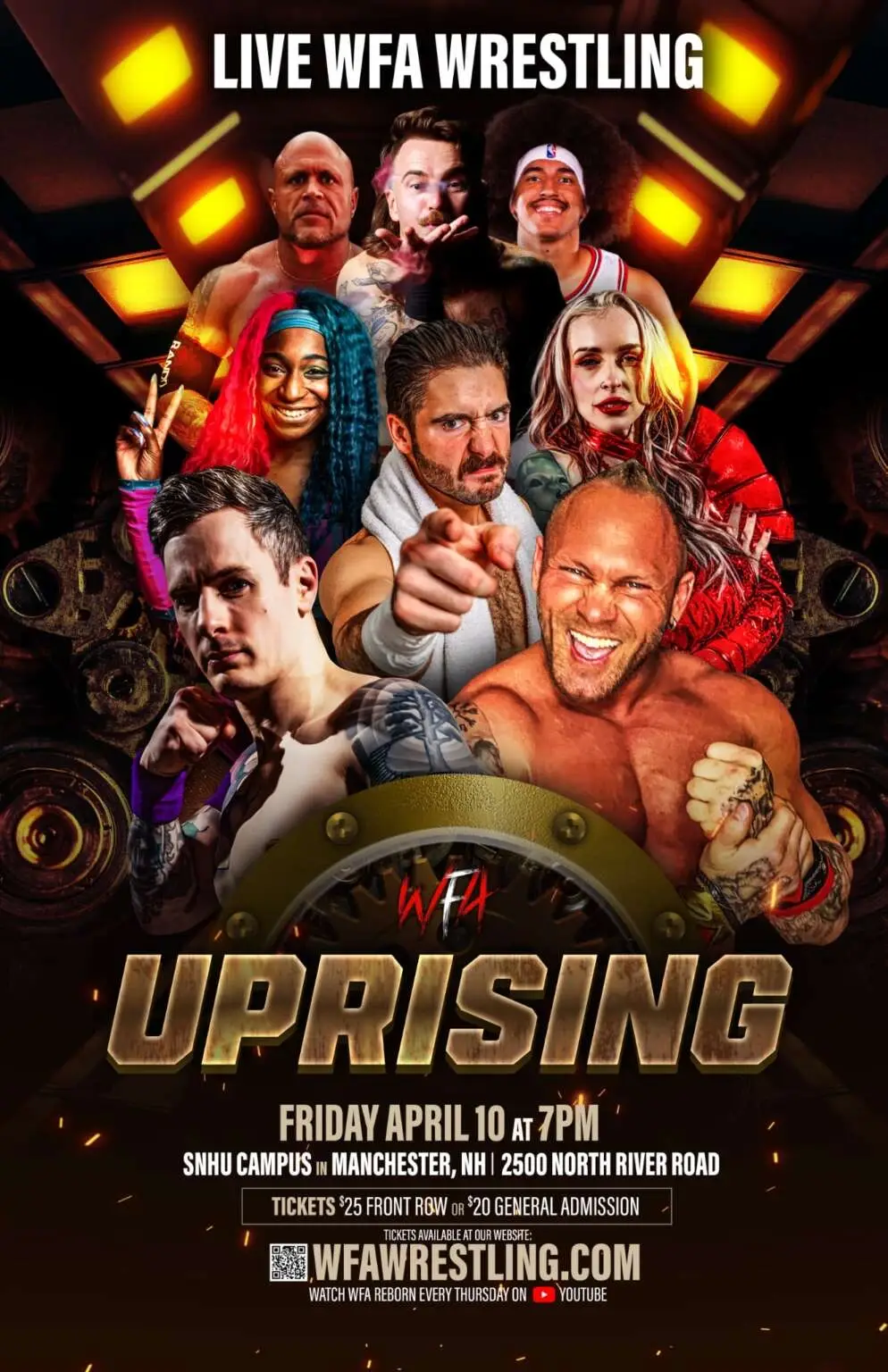 The WFA Hits the Field House This Friday!